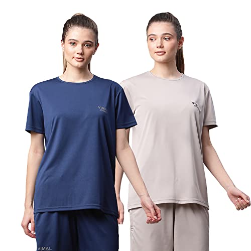 Image of Mack Jonney Women's Slim Fit T-Shirt (Pack of 2)