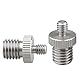 CAMVATE 1/4 Stecker bis M12 Stecker Doppel Schraube Adapter für DSLR Rig (2 Stück)