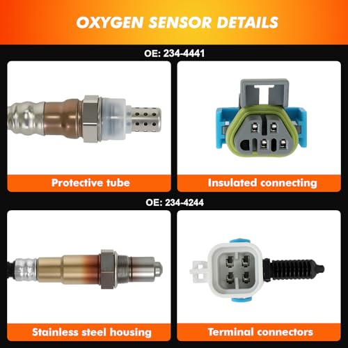 Sensor de oxígeno O2 compatible para Chevy y Cadillac miniatura 4