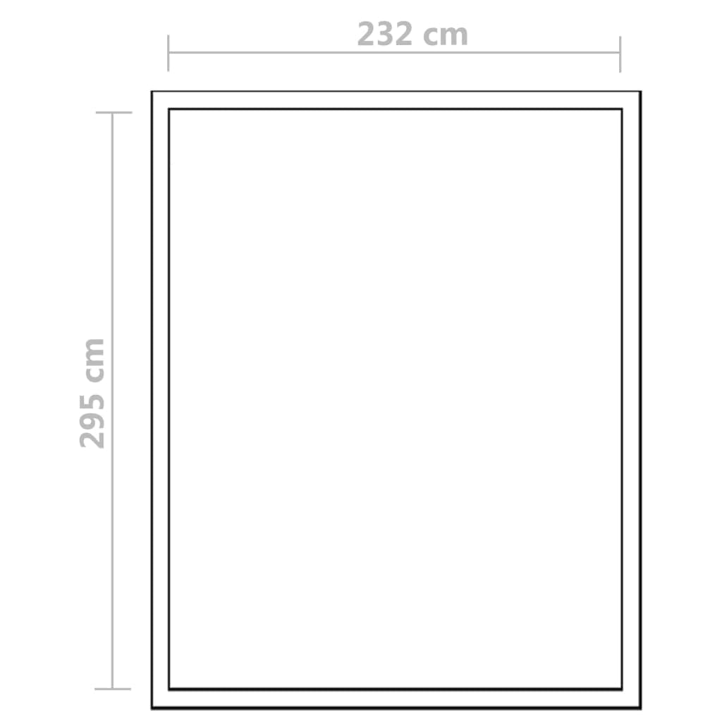 Szklarnia z fundamentem, wzmocniona aluminiowa rama, poliwęglan 7,55 m², odporna na warunki atmosferyczne, odporna na promieniowanie UV, izolacja cieplna, idealna do ogrodu, na taras, domek