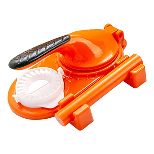 Angoily Dumplings Maker Manual Tortilla Press Dumpling Skin Maker Dumpling Press Molds Dumpling Wrappers Maker Press Pierogi Maker Machine Seconds to Make Dumplings Quickly Orange Pies Maker