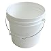 Argee RG502 Plastic Pail, 10-Pack, White