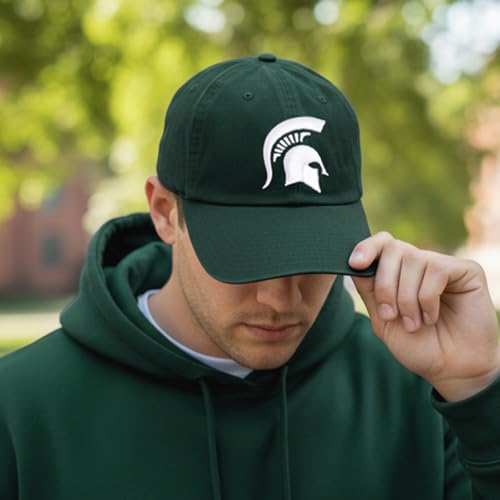 Desert Cactus Michigan State University Baseball Hat miniatura 5
