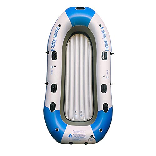 NOALED Serie de Kayak, Kayak Inflable para Bote Inflable para 3/4 Personas, Juego de Kayak Inflable Plegable con remos de Aluminio y Bomba de Aire de Alto Rendimiento 110? 59 ?16 Pulgadas, Lujo