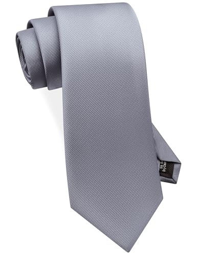 Image of GUSLESON Classic New 3.15 inch(8cm) Men's Solid Color Necktie Wedding Business Tie + Gift Box