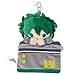 cluis Anime My Hero Academia Portefeuille en Peluche Sac de Cartes Bourse Todoroki Shoto Midoriya Bakugou Mini Porte-monnaie Pendentif Trousseau(Izuku Midoriya Deku)