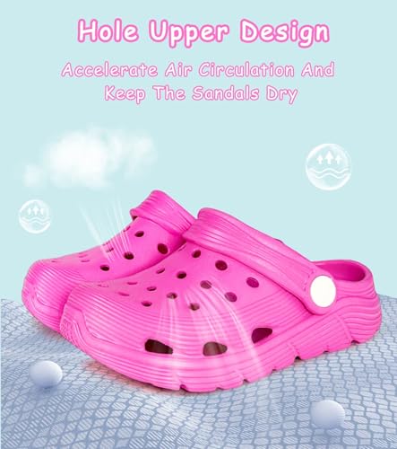 Image of Toddler Kids Garden Clog Slip On Slide Sandals Beach Water Shoes