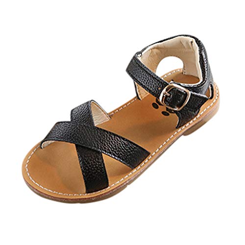 Little Girls Strappy Water Sandals Toddler Kids Comfort Soft Non-Slip Flats Girls Slippers Toddler Open Toe Shoes