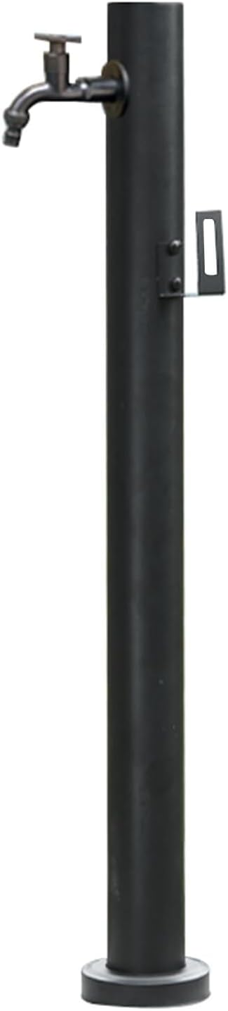 Stainless Steel Garden Faucet Post - Freestanding Antifreeze Hose Holder, Vertical Outdoor Water Column, Floor-Mounted Fountain for Easy Access to Water in Gardens and Yards