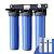 Waterdrop 3-Stage Whole House Water Filter System,with Carbon Filter&Sediment Filter,7-Stage Filtration Highly Reduce Lead,Chlorine,Odor and Taste,5 Micron WHF3T-PG,1"Inlet/Outlet