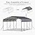 GS CHIER 12x20FT Metal Carport, Heavy Duty Carports with Galvanized Steel Roof and Enhanced Base, Upgraded Large Outdoor Canopy, Metal Carport Garage for Cars, Boats, Trucks, Gray(12x20FT)