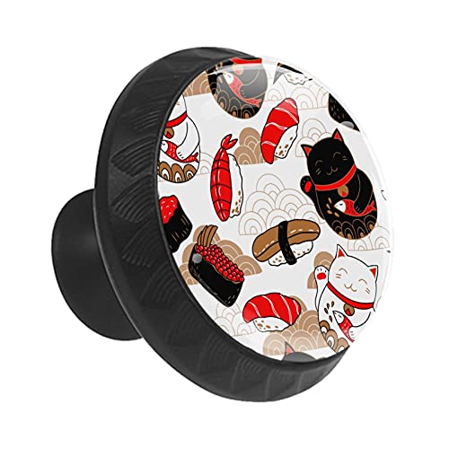 Boutons de tiroir poisson japonais 35mm pour commode de chambre d'enfant