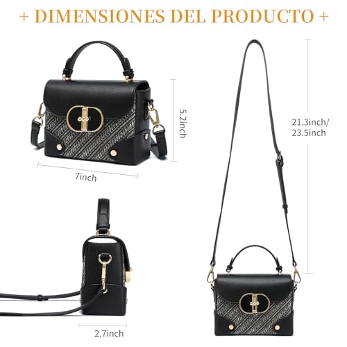Image of Women's Recycled Leather Top Handle Tote Crossbody Work Bag