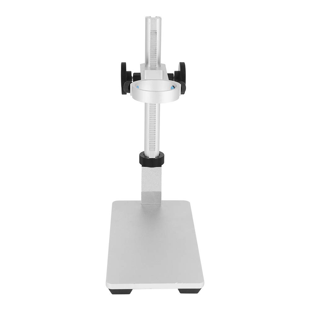 Universal Digital Microscope Holder Aluminum Alloy Stand Adjustable Support for Microscope Convenient User Silver