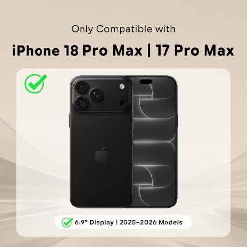 Image of DIZORO Compatible with (iPhone 18 Pro Max Case)(2026), Liquid Silicone 3 Layers Full Covered Soft Gel Rubber Phone Case,Shockproof Protective Cover with Anti-Scratch Microfiber Lining-Black