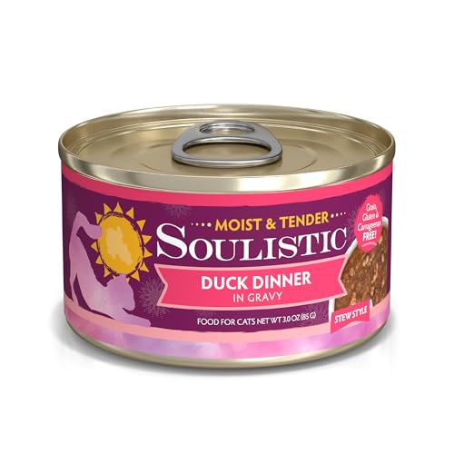 Soulistic Moist and Tender Duck Dinner in Gravy 3oz Can Pack of 12
