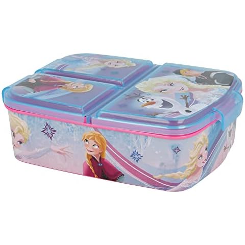 Stor | Frozen Kids Children’s 3 Compartment Sandwich Lunch Box Cover