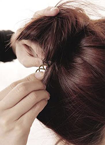 Mini Skater MNS8317 1.88 Inch Spiral Hair Pin Twist Barrette Spin Pins Non-Scratch Round Tips Twist Screw Hair Pin thumb #4