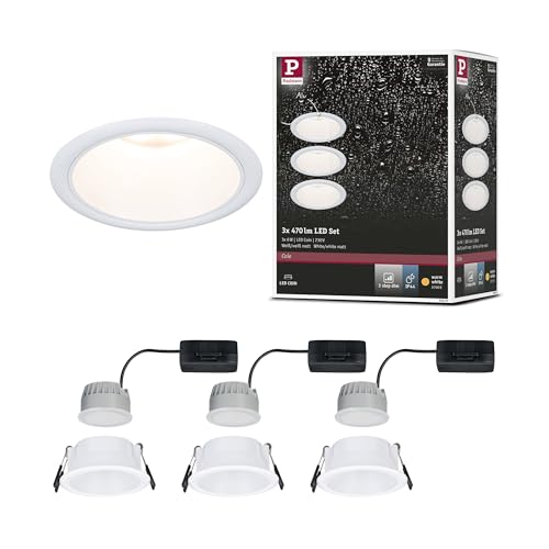 Luminaria empotrable LED Cole Paulmann para crear ambientes cálidos en baños y cocinas