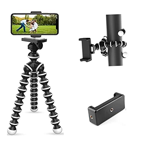 Image of Zety Gorilla Tripod /Mini Tripod 13 Inch for Smartphones with Holder Flexible Gorilla Stand Scalable Lock Accuracy for DSLR & Action Cameras (Gorilla Tripod)