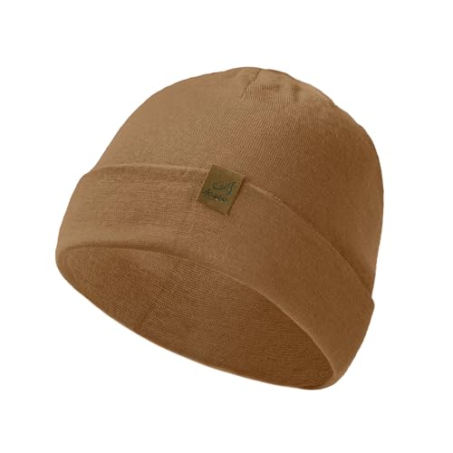 Bonnet 100 % laine mérinos ACUSHLA bonnet d'hiver tricoté mixte
