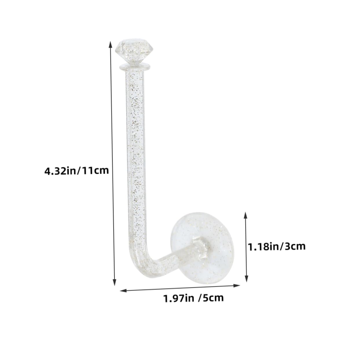 SOLUSTRE 4Pcs Heavy Duty Adhesive Wall Hooks No Drilling Required Decorative Wall Mount Hook for Kitchen Bathroom and Living Room Organization Versatile Storage for Towels