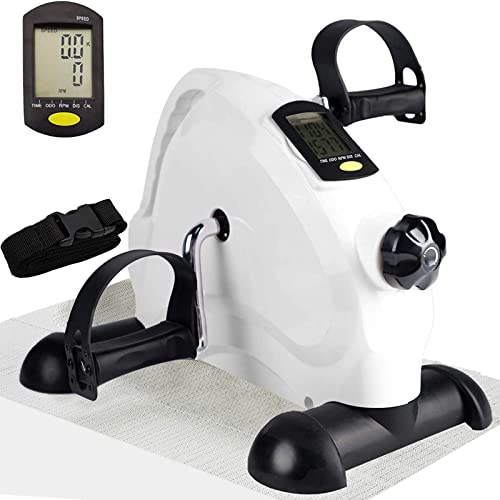 Mini bicicleta portátil para ejercicio de piernas y brazos miniatura 7