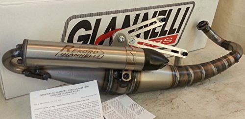 Giannelli Marmittascooter "Rekord" Piaggio Typhoon 50 2T '13 - Omolog.Eu Vern.Trasparente Sil. Nichrom