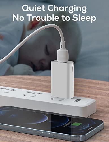 USB Ladegerät 5V 1A USB Netzteil Stecker, 5W Slim USB Netzstecker Adapter Steckdose Ladestecker für iPhone, Samsung Handy,MP3, eBook Reader und Mehr (White) - Image 6