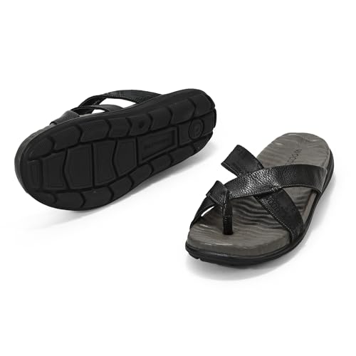 Image of Woodland Men's Leather Slippers