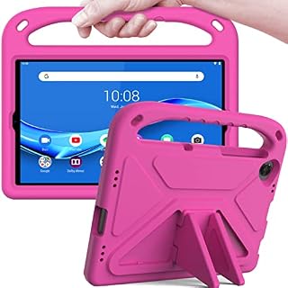 ATOOZ Lenovo Tab M10 Plus Case 10.3 Inch, Kids Case for Lenovo Tab M10 FHD Plus (TB-X606F / TB-X606X), Shockproof Handle Stand Cover Case for Tab M10 FHD Plus (2nd Gen) 2020 (Rose)