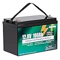 Bydrena 12v 100Ah LiFePO4 Battery 15000+ Deep Cycle 150A BMS Rechargeable lithium iron phosphate Low-Temp Protection, for Golf Cart RV Marine and Home Energy