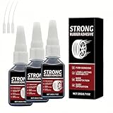 TMRBBesty Gummikleber,Reifenkleber,Reifen Kleber gummi auto,Sekundenkleber Extra Stark, 20g x3 sets für Gummiprodukte, Reifen, Schuhe, Gürtel, Schläuche
