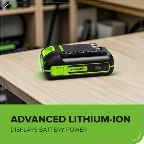 Image of Greenworks 40V 2.5Ah Lithium-Ion High-Power Battery(Genuine Greenworks Battery / 75+ Compatible Tools)