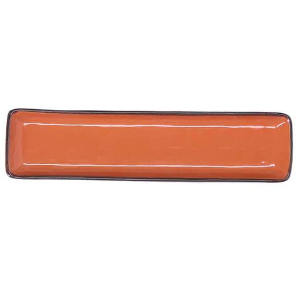 Rose & Tulipani - Rectangular Tray 32 x 8 cm Orange Concerto
