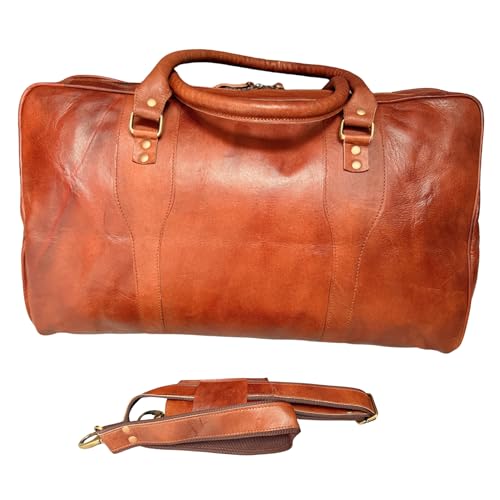 Sac de voyage en cuir vintage de style britannique pour vos escapades de week-end
