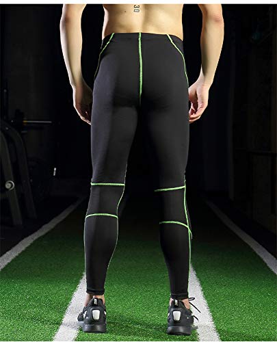 Legging de compression homme BaronHong noir anti transpiration