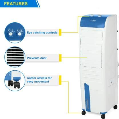 Image of SmartBuy 30 L Tower Air Cooler (White, Blue, Alpine)