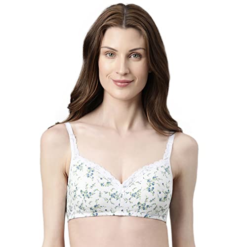 Image of Enamor Smoothening Women's Cotton Everyday Balconette T-Shirt Bra - All Day Comfort, Full Support, Padded, Wirefree, Medium-Coverage - A017