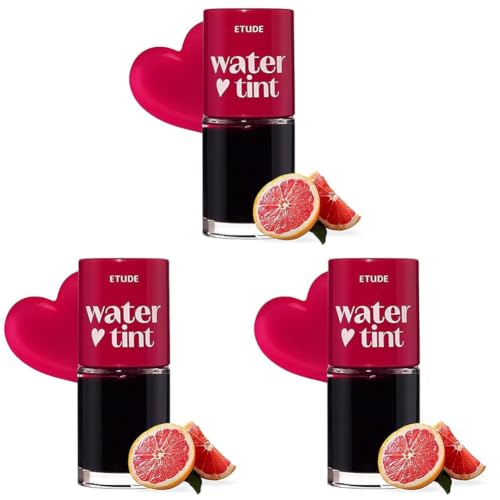 Image of ETUDE Dear Darling Water Gel Luminous Lip & Cheek Tint| Long Lasting, Waterproof, Smudgeproof |Korean Makeup|Shade-05,Grapefruit Ade-9gm (Pack of 3)
