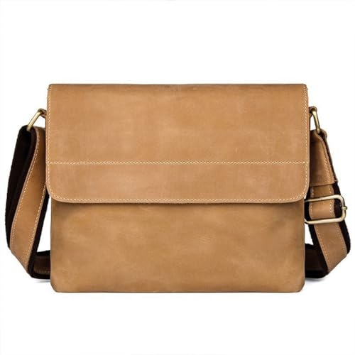 Sac à bandoulière rétro en cuir de vache véritable, petit sac à dos décontracté tendance