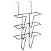 Wire Partition Additions Three-Pocket Organizer, 12 5/8 x 23 1/4, Black, Total 2 EA, Sold as 1 Carton