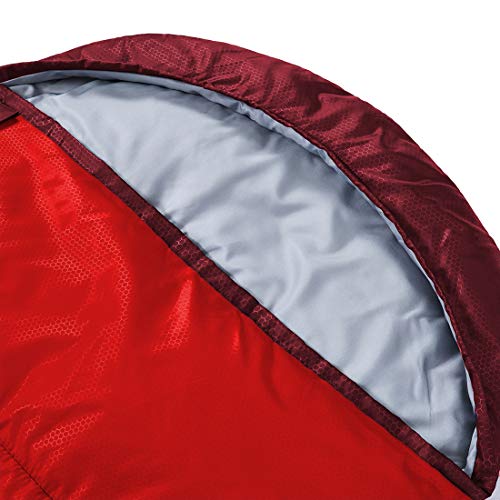 Oaskys Saco de dormir para acampamento – 3 estações quente e frio – verão, primavera, outono, leve,