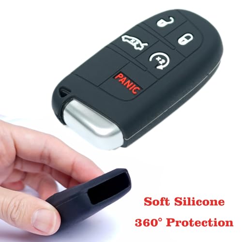 Coque de protection clé ForDodge boîtier télécommande sans clé de rechange - 4