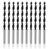 4 mm Spiralbohrer, 10 Stück, Spiralbohrer, Schnellstahl, für Holz, professionell, Bohrer, Punkt,...
