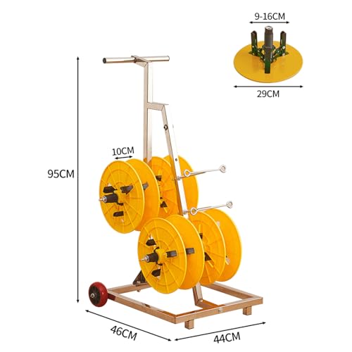 Support de bobine de câble durable pour installations électriques et ateliers - 3