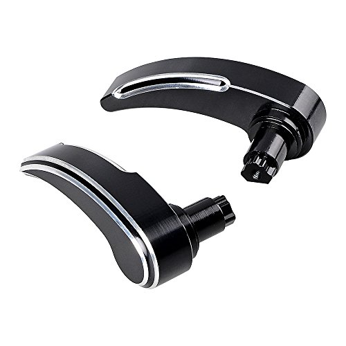 Kit de Cubierta de Pestillo y Elevador de Tapa Edge Cutting para Alforjas Compatible con Harley Touring Road King Street Electra Glide 2014-2019 miniatura 7