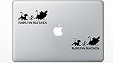 Hakuna Matata HenryDecal5550634 Set Of Two (2x) , Decal , Sticker , Laptop , Car , Truck