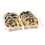 Dallas Distribution Iced Marble Sliced Loaf Cake – 14.1 oz, 8 Count – Moist Chocolate And Vanilla Swirled Slices With Sweet Icing, Great For Dessert, Snacking, Brunch, Or Sharing Anytime (Pack of 1)