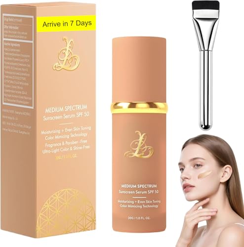 Base De Maquillaje Que Cambia De Color SPF 50+ Base Que Cambia de Color Antiedad Hidratante Larga Duración y Resistente al Agua